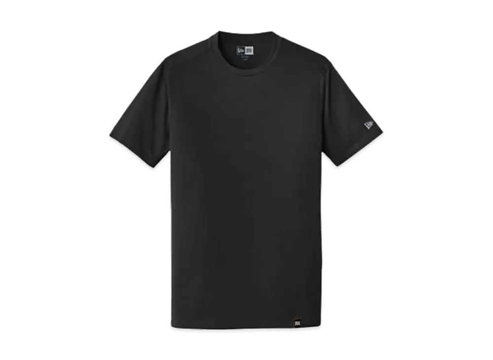 NEW ERA T NEA100 7 Heritage Blend Crew Tee "Black"