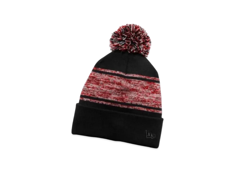 NEW ERA NE909 Beanie "Black Red P"