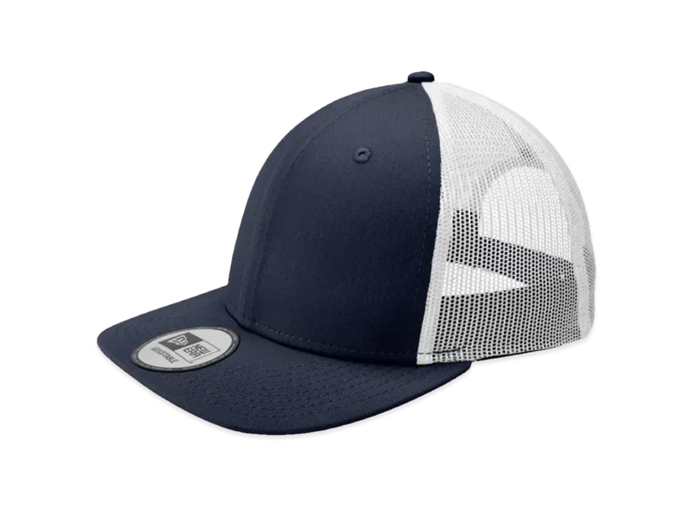 NEW ERA NE207 Snapback Low Profile Trucker Cap "Navy White"