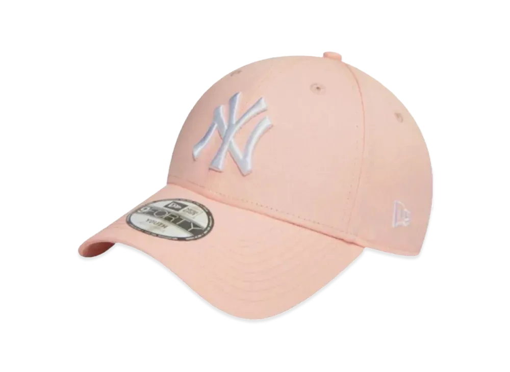 NEW ERA Youth Child 940 9FORTY "NY Light Pink"