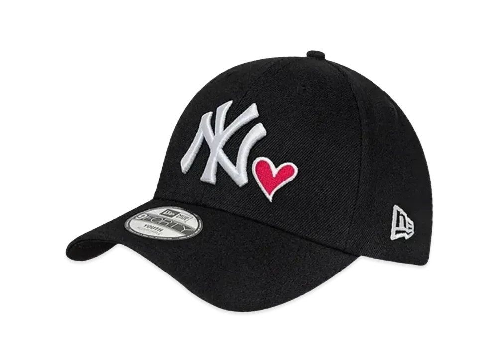 NEW ERA Youth Child 940 9FORTY "NY Black Heart Logo"