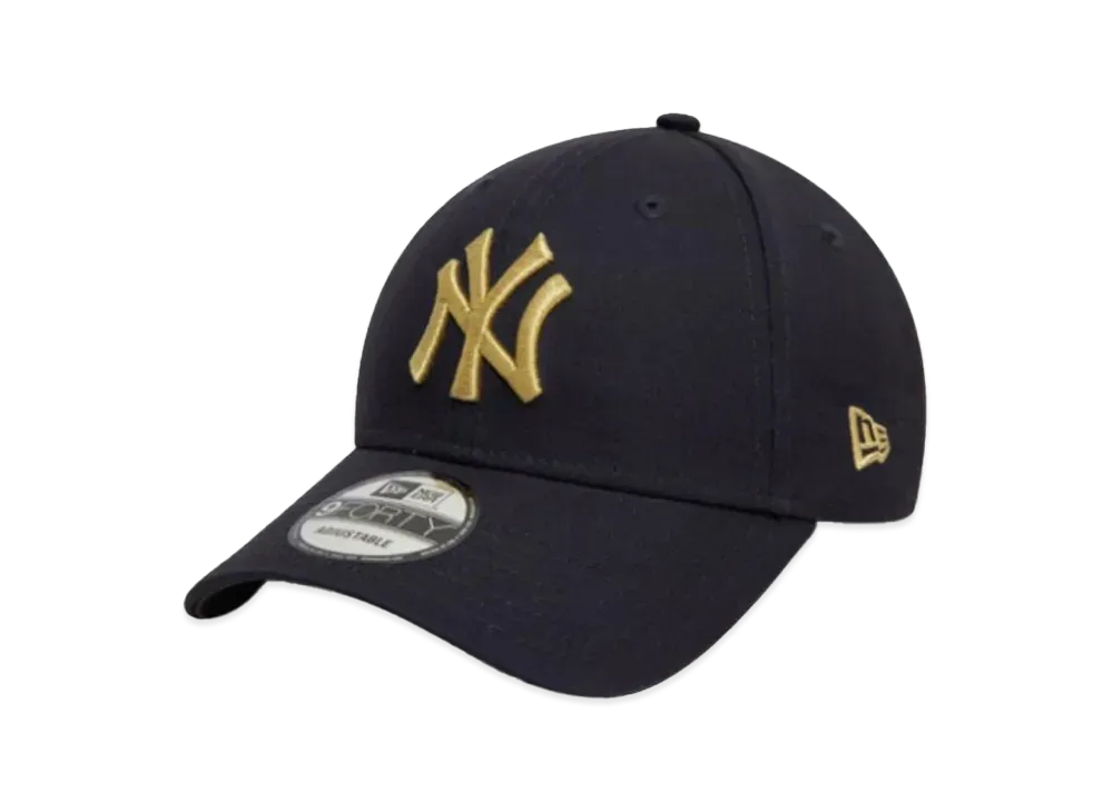 NEW ERA LA NYY 940 9FORTY League Basic Cap "NY Navy/Gold"