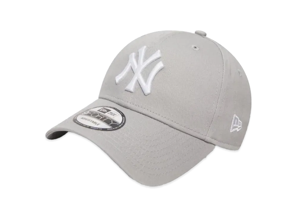 NEW ERA LA NYY 940 9FORTY League Basic Cap "NY Gray"