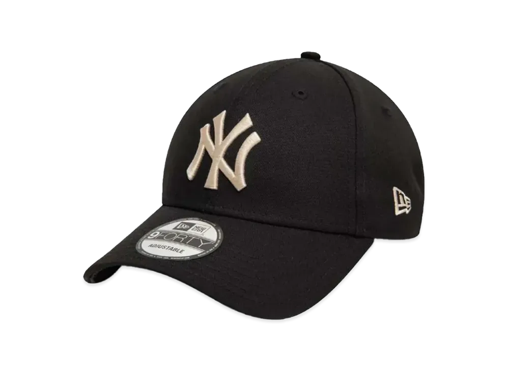 NEW ERA LA NYY 940 9FORTY League Basic Cap "NY Black/Beige"