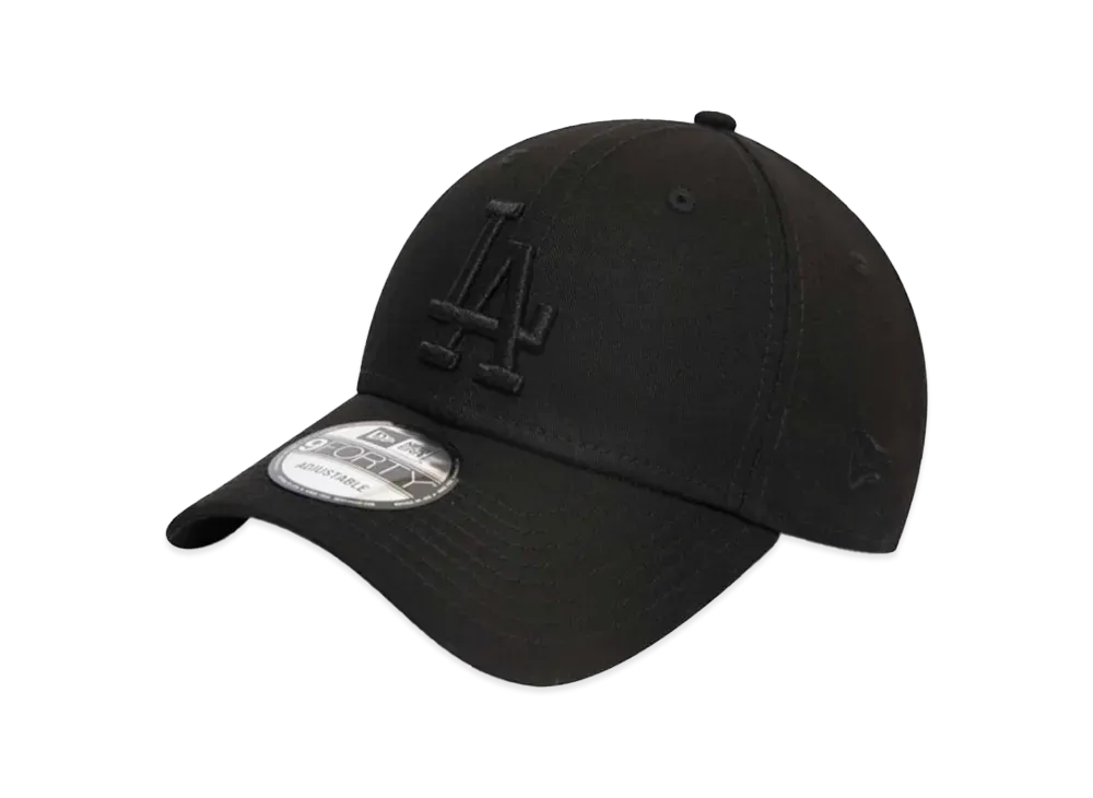 NEW ERA LA NYY 940 9FORTY League Basic Cap "LA Black/Black"