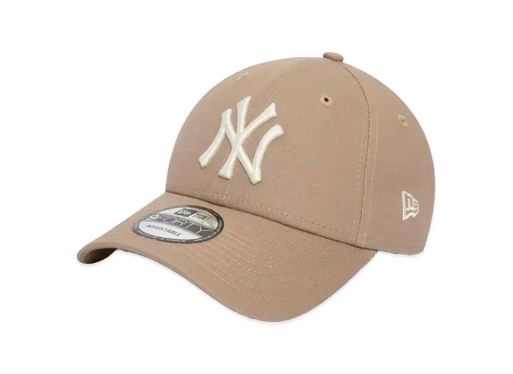 NEW ERA LA NYY 940 9FORTY League Basic Cap "NY Beige/White"