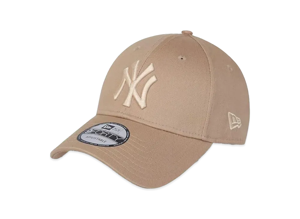 NEW ERA LA NYY 940 9FORTY League Basic Cap "NY Beige/Gold"