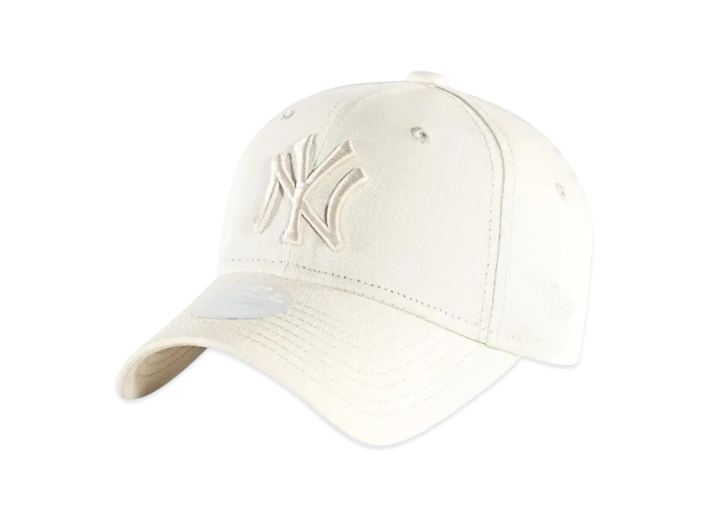 NEW ERA LA NYY 940 9FORTY Women League Essential "NY Light Beige"