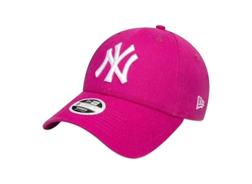 NEW ERA LA NYY 940 9FORTY Women League Essential "NY Shocking Pink"