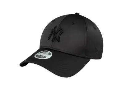 NEW ERA 940 9FORTY Female Crinkled Satin "NY Black Silk"
