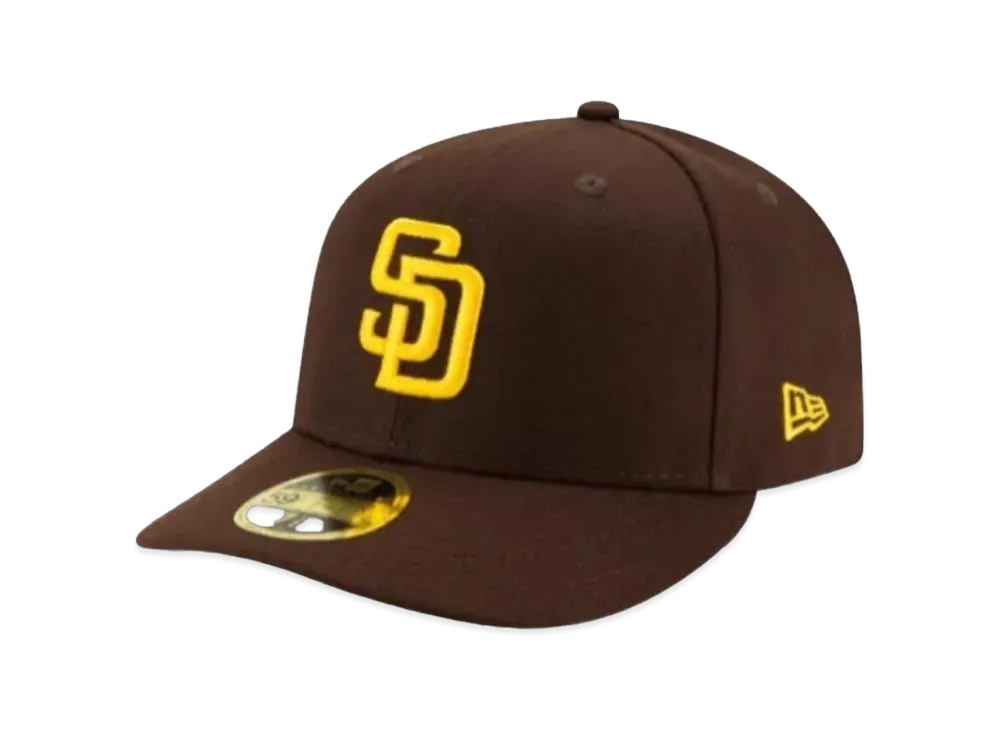 NEW ERA 59FIFTY 5950 LP MLB Low Profile "Padres Brown"