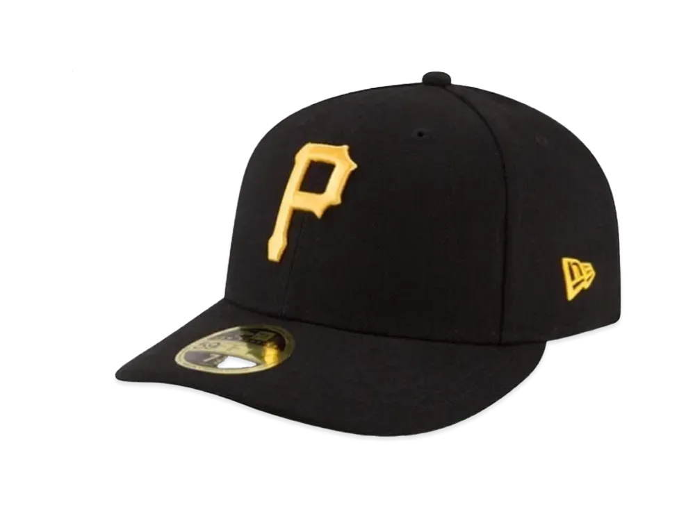 NEW ERA 59FIFTY 5950 LP MLB Low Profile "Pirate Black"