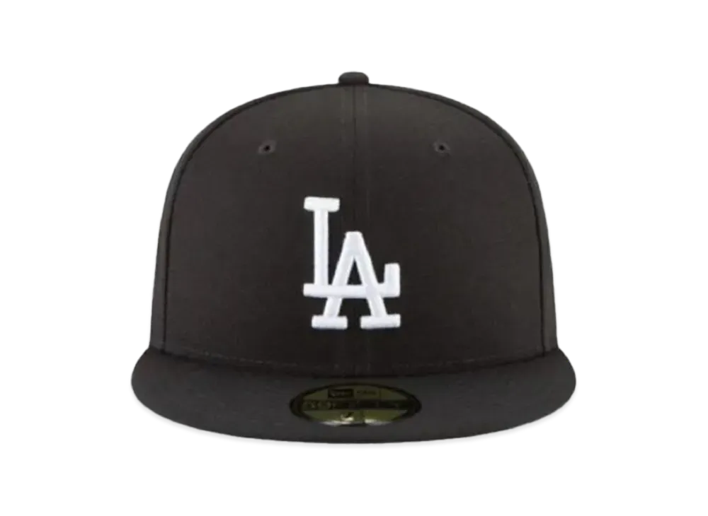 ニューエラ 59FIFTY 5950 MLB "LAブラック/ホワイト"