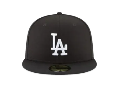 NEW ERA 59FIFTY 5950 MLB "LA Black/White"