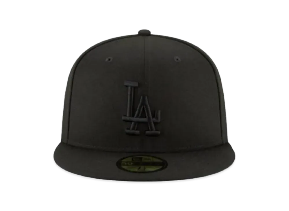 NEW ERA 59FIFTY 5950 MLB "LA Black/Black"