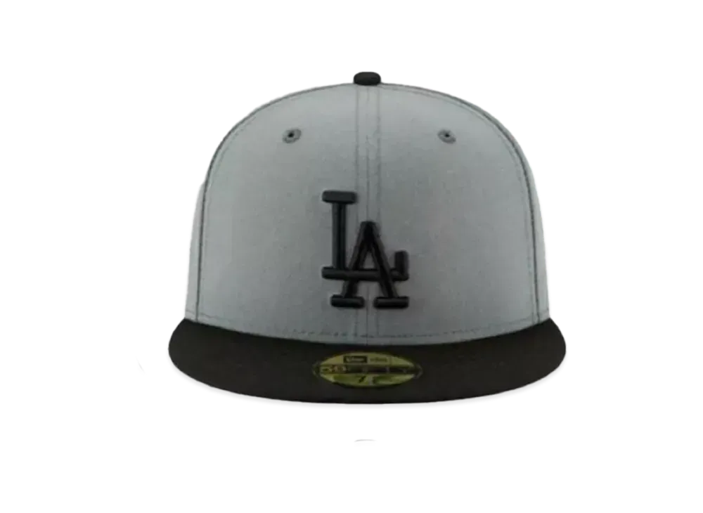 NEW ERA 59FIFTY 5950 MLB "LA Charcoal/Black"