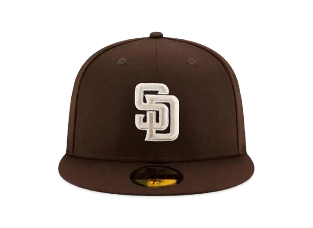 NEW ERA 59FIFTY 5950 MLB "Padres Brown/Beige"