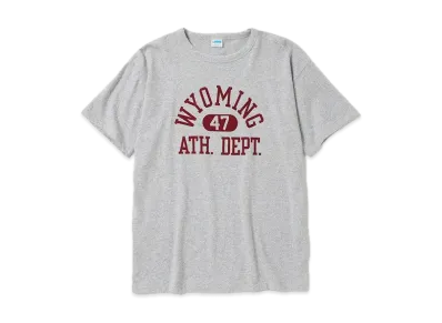 Champion True To Archives 77Qs Crew-Neck Tee Wyoming 47 1970S Model "Oxford Grey"