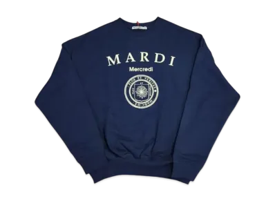 Mardi Mercredi Sweatshirt Univ "Navy Ivory"