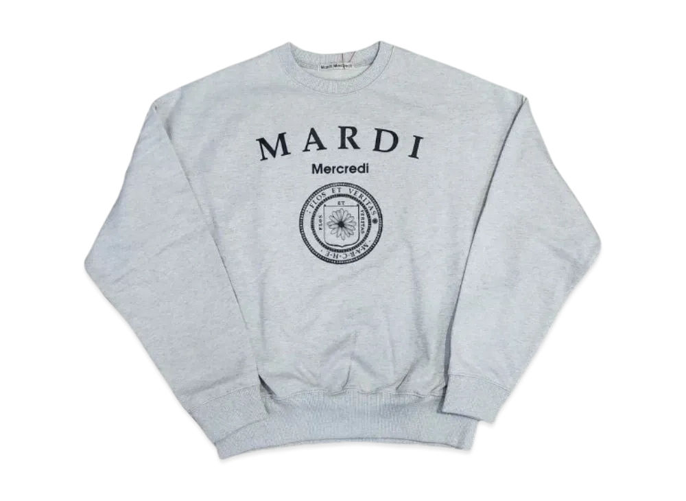 Mardi Mercredi Sweatshirt Univ "Oatmeal Black"