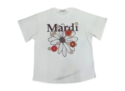 Mardi Mercredi Tshirt Flowermardi Blossom "Cream Burgundy"