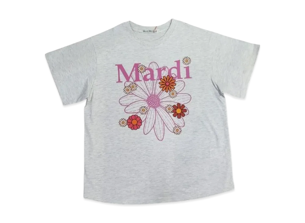 Mardi Mercredi Tshirt Flowermardi Blossom "Oatmeal Pink"