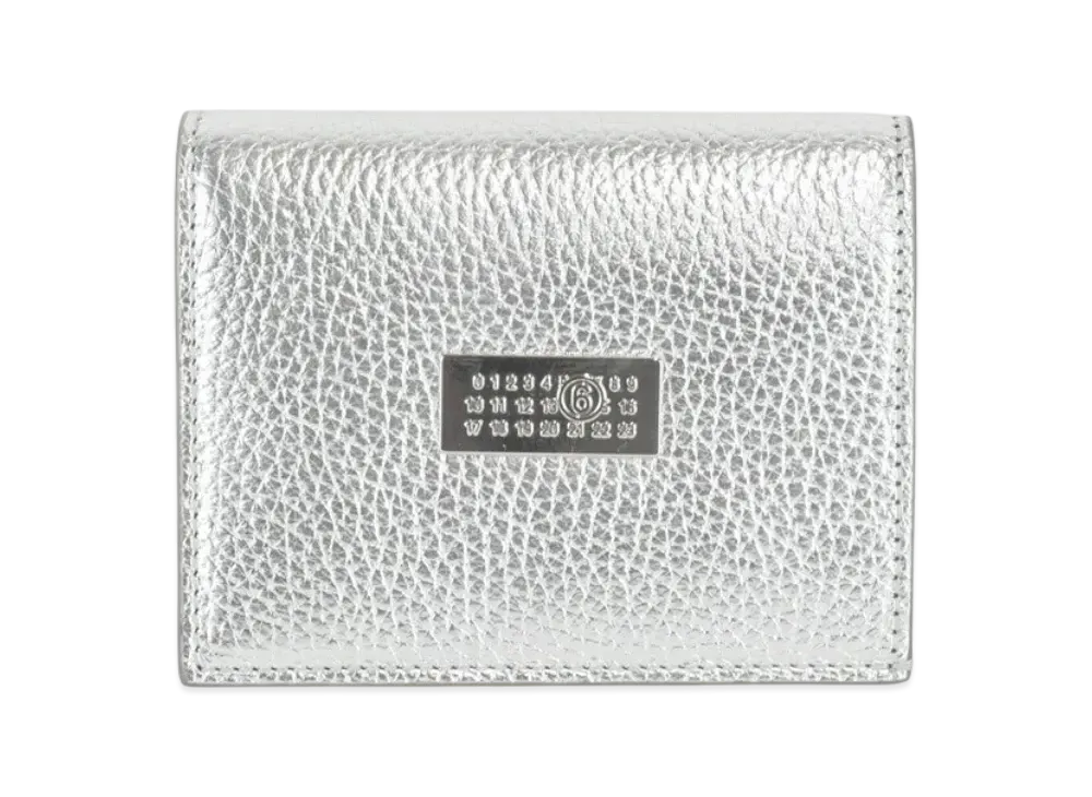 MM6 Maison Margiela Numeric Wallet "Silver"