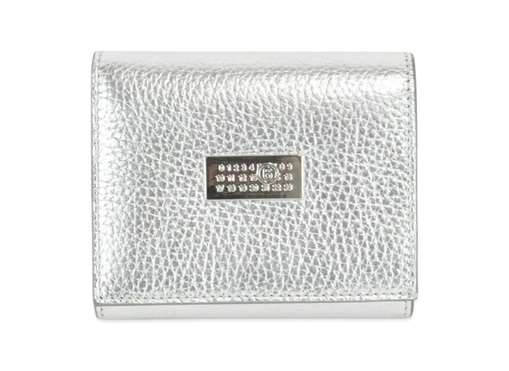 MM6 Maison Margiela Numeric Wallet "Silver"