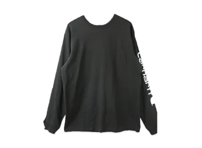 Carhartt Long Sleeve Logo Graphic T-Shirt Heavyweight "Black/White"