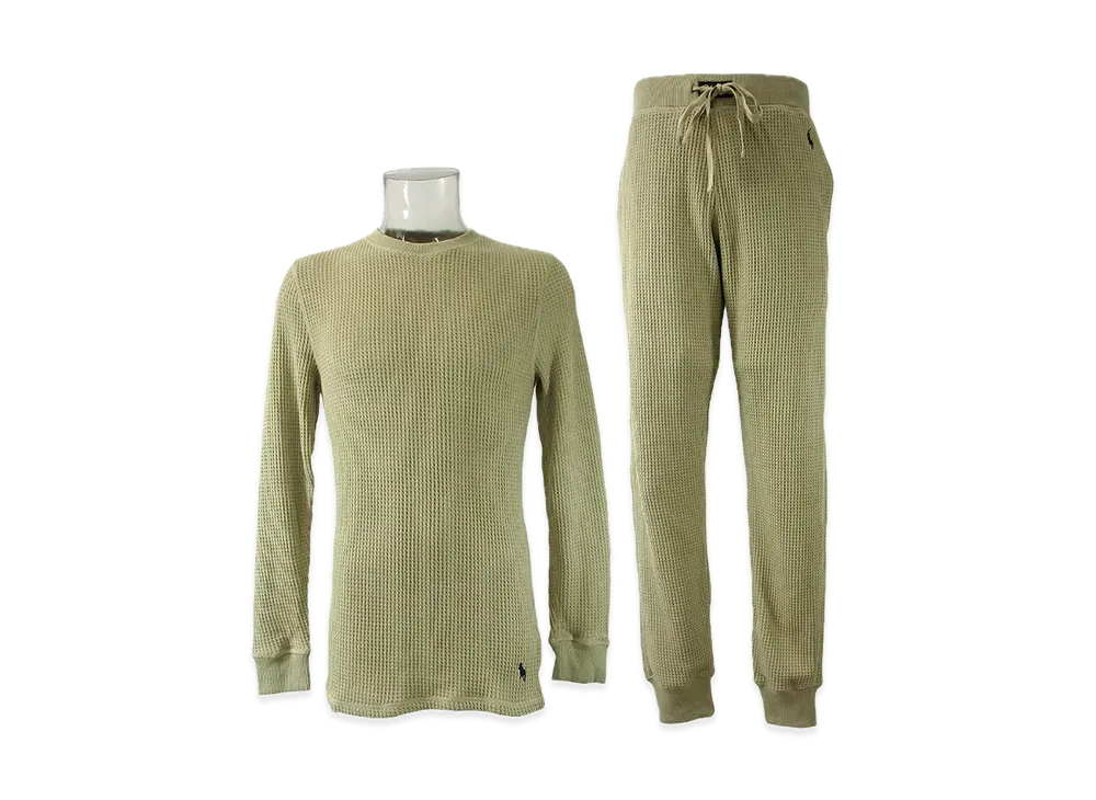 ポロラルフローレン ルームウェア セットアップ "クラシックカーキ"