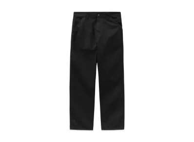 Carhartt WIP Single Knee Pants "Black Garment Dyed"