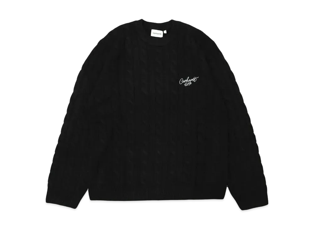 Carhartt WIP Signature Sweater "Black/Wax"