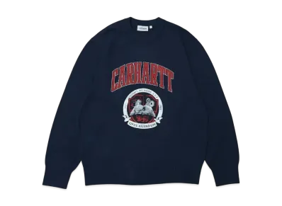 Carhartt WIP Library College Sweater "Ink"