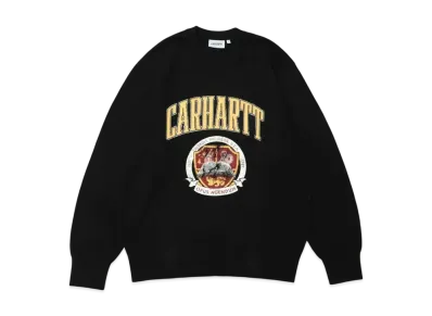 Carhartt WIP Library College Sweater "Black"