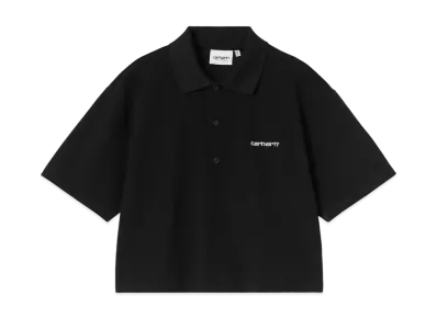 Carhartt WIP W S/S Carhartt Script Polo T-Shirt "Black"