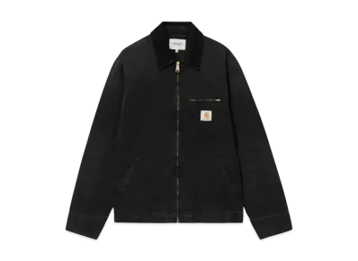 Carhartt WIP Detroit Jacket "Black/Black(Stone Canvas)"