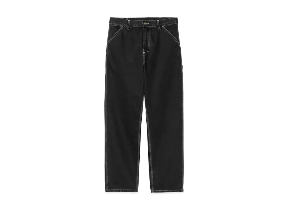 Carhartt WIP Single Knee Pants "Black Rinsed"