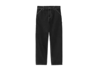Carhartt WIP Single Knee Pants "Black Rinsed"