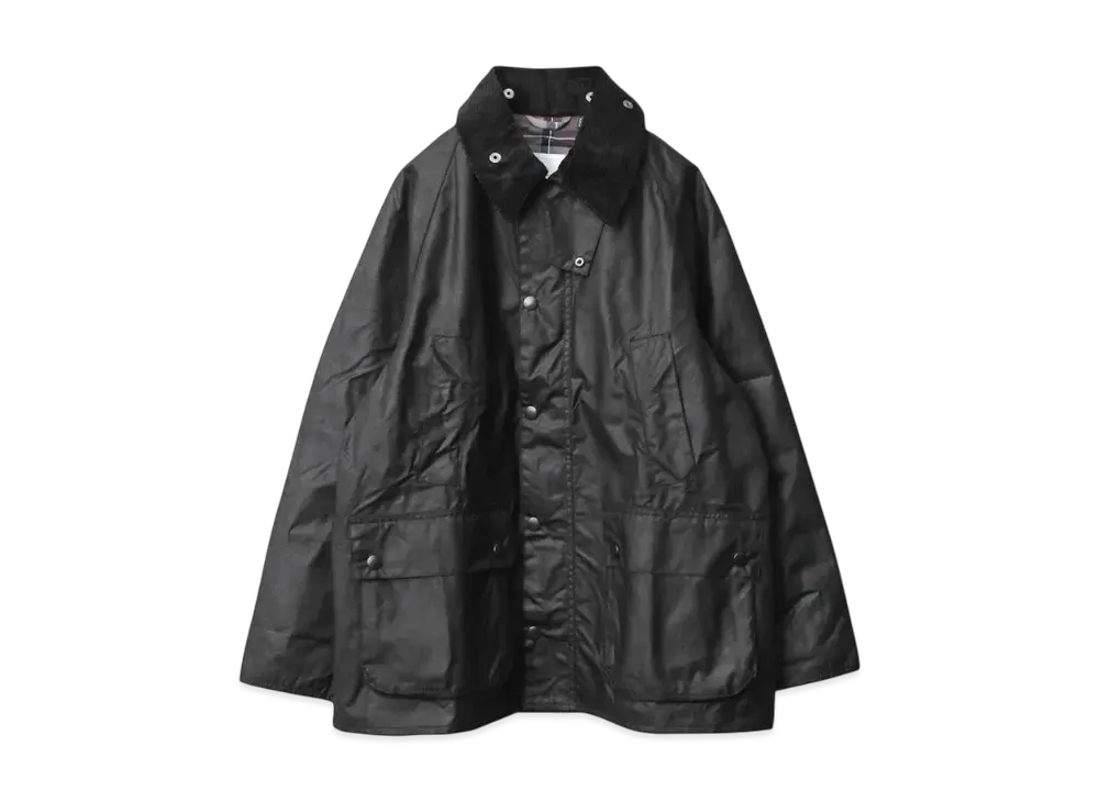 Barbour Mwx Oversize Wax Bedale "Black"