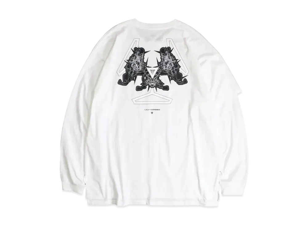 アクロニウム 長袖Tシャツ "ホワイト"