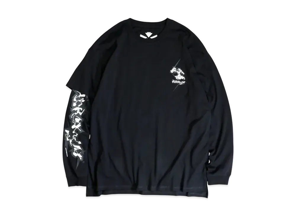 アクロニウム 長袖Tシャツ "ブラック"
