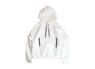 ACRONYM Hooded Sweat Shirt "White"