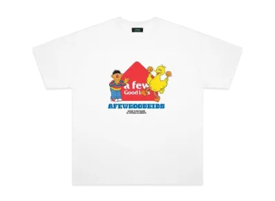 A FEW GOOD KIDS Cartoon Tee "White"