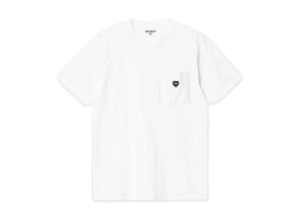 Carhartt WIP Heart Logo Pocket T-Shirt "White/Black"