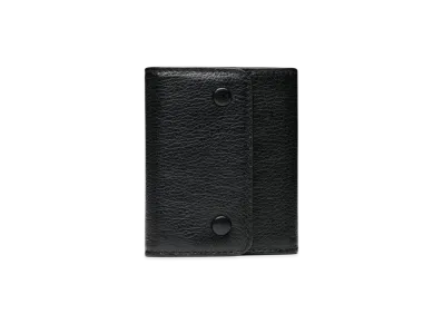 Maison Margiela Leather Snap Button Wallet "Black"