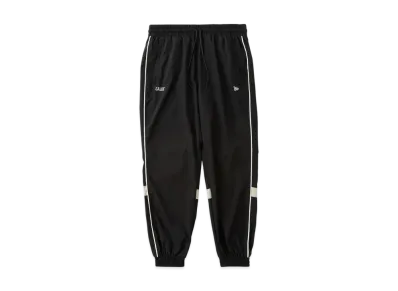 CALEE x NEW ERA Logo Oversized Piping Track Pants "Black"