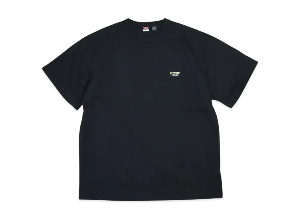 NANGA Eco Hybrid Boxlogo Embroidery Tee "Black"