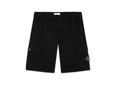 STONE ISLAND Stretch Cotton Regular Fit Short Pants "Black"