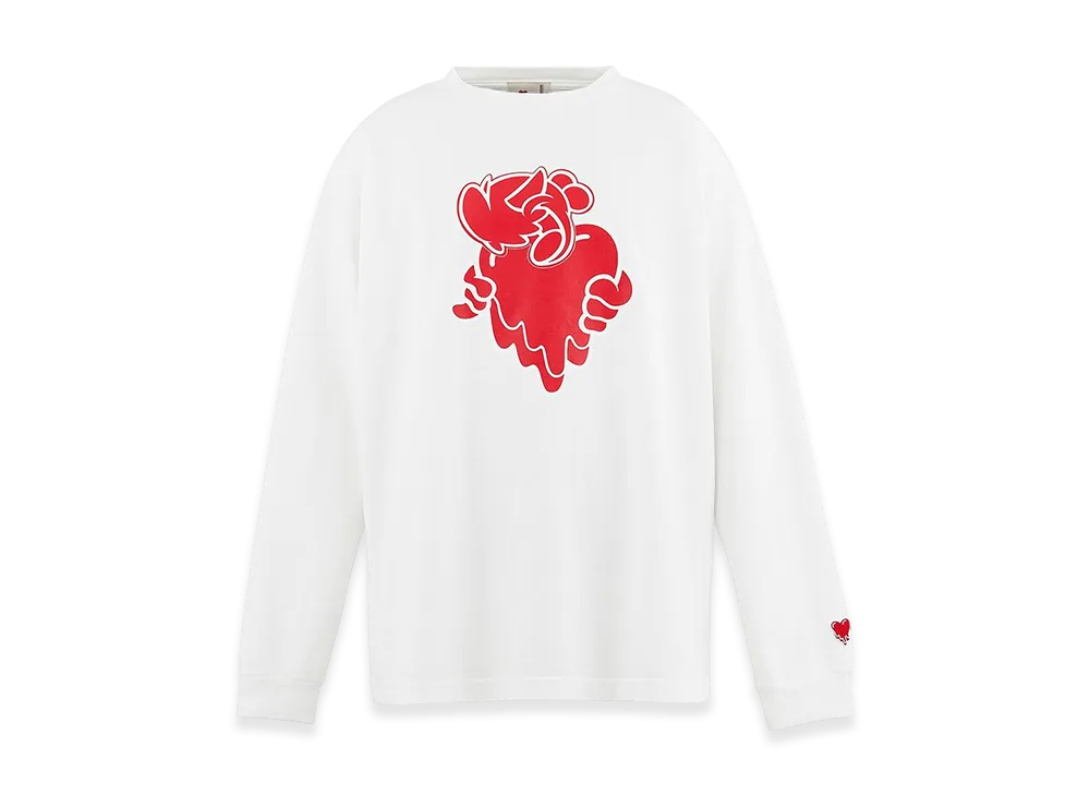 Emotionally Unavailable X Coin Parking Delivery Cpd Logo L/S Tee "White"
