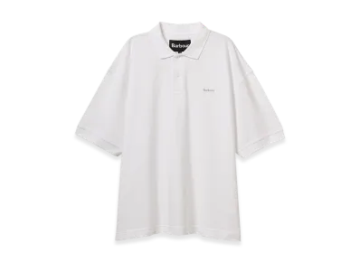 Barbour Hexham OS Fit Polo Shirts "White"